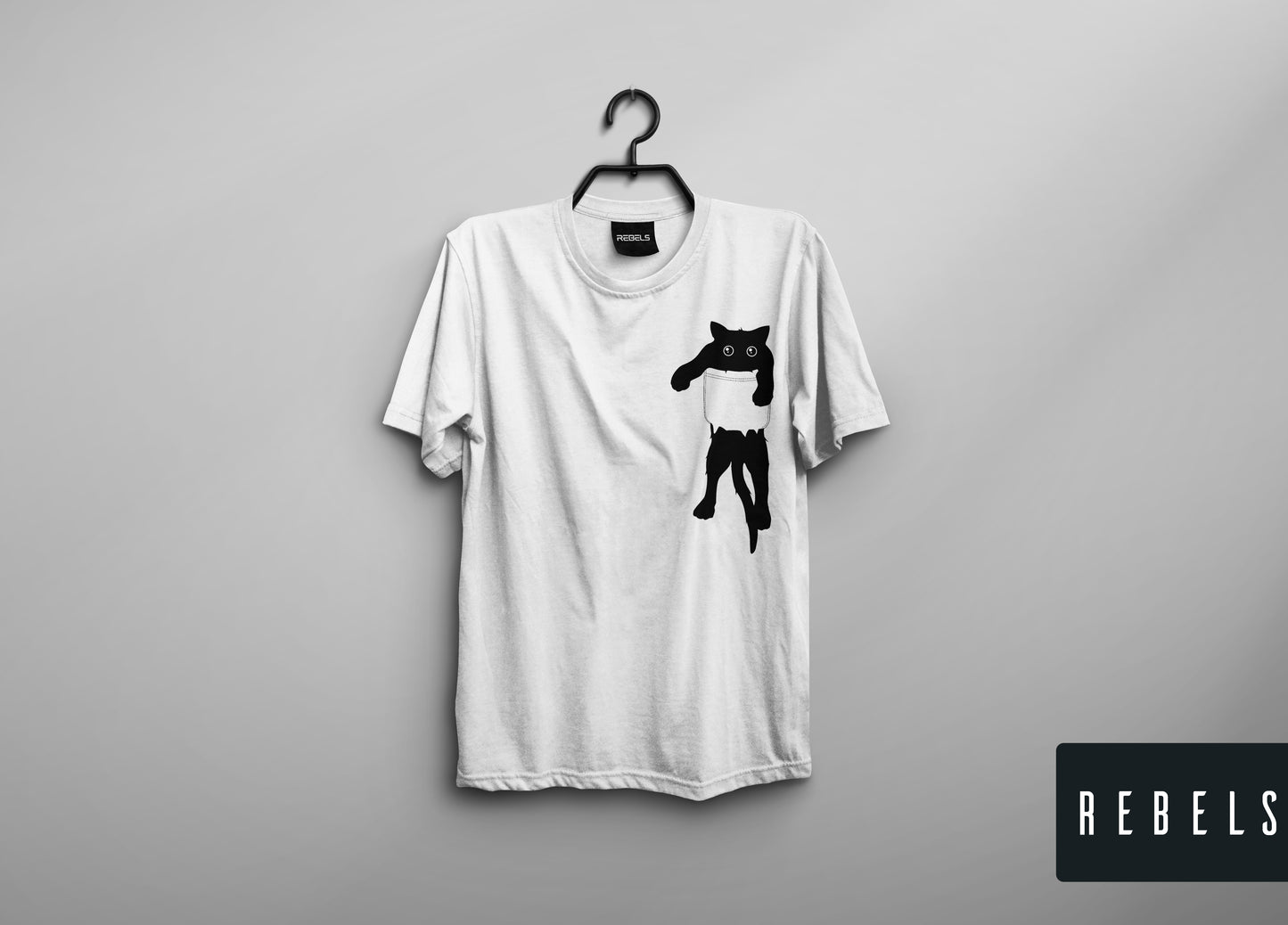 Pocket Cat | Half Sleeve Premium T-Shirt