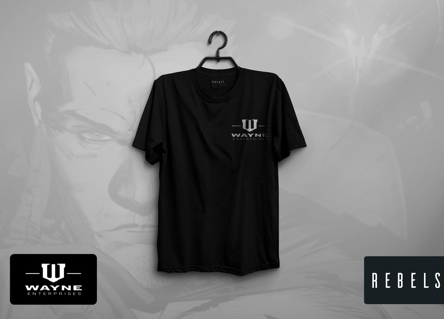 Wayne Enterprises | Half Sleeve Premium T-Shirt