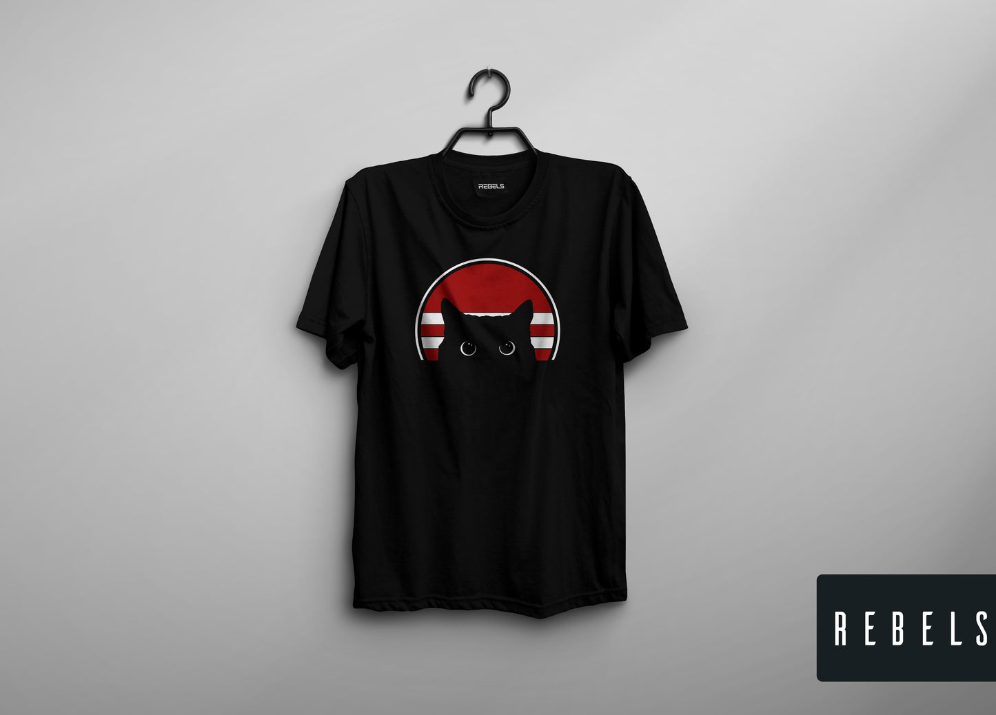 Detective Cat | Half Sleeve Premium T-Shirt