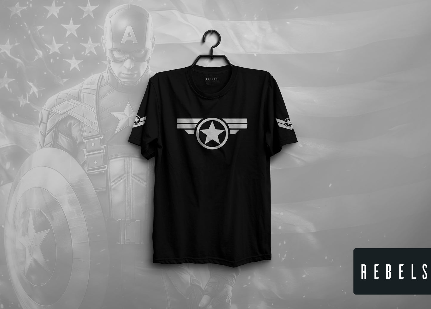 Captain America | Half Sleeve Premium T-Shirt