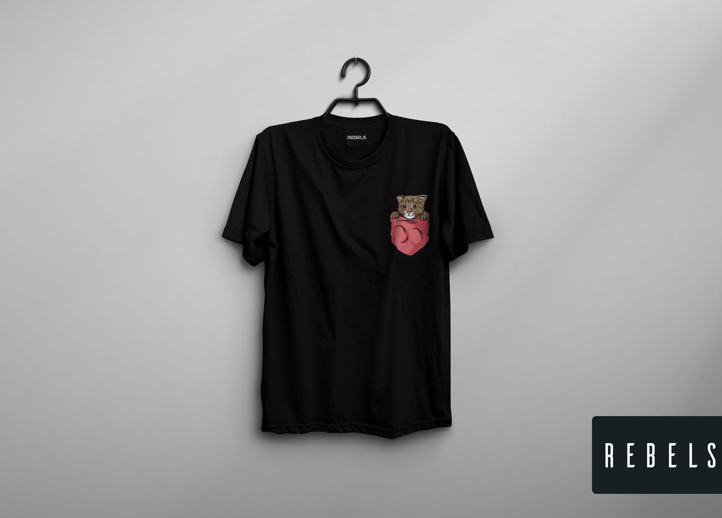 Pocket Cat 3.0 | Half Sleeve Premium T-Shirt | Clearance Sale