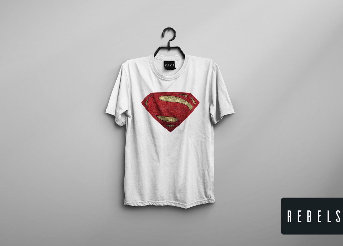Man of Steel- Superman 2.0- White | Half Sleeve Premium T-Shirt