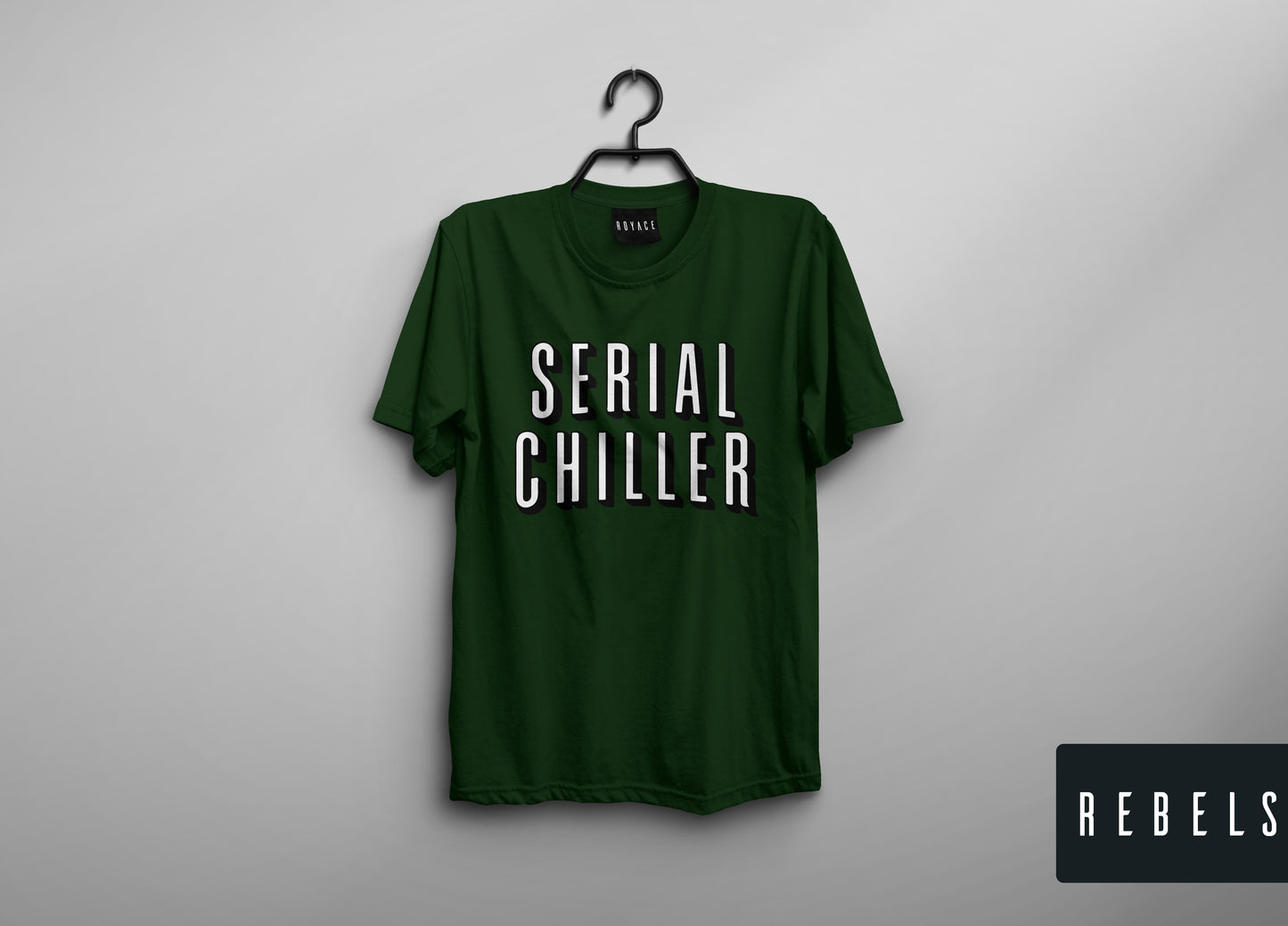 Serial Chiller-Red, Asphalt, Green | Half Sleeve Premium T-Shirt