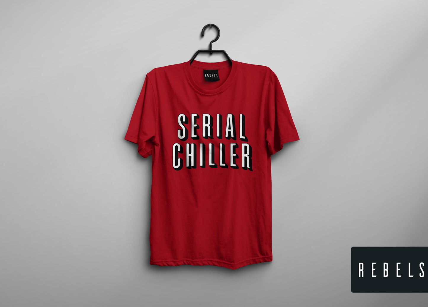 Serial Chiller-Red, Asphalt, Green | Half Sleeve Premium T-Shirt
