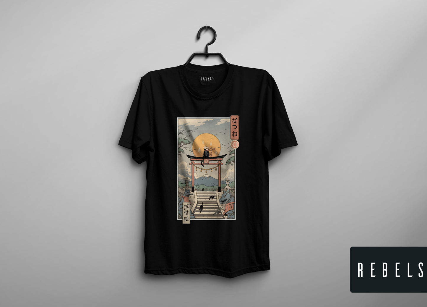Kitsun Inara | Half Sleeve Premium T-Shirt