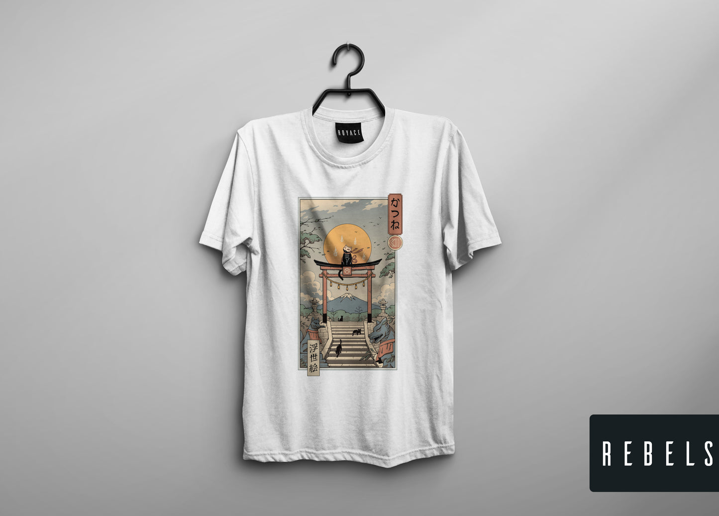 Kitsun Inara | Half Sleeve Premium T-Shirt
