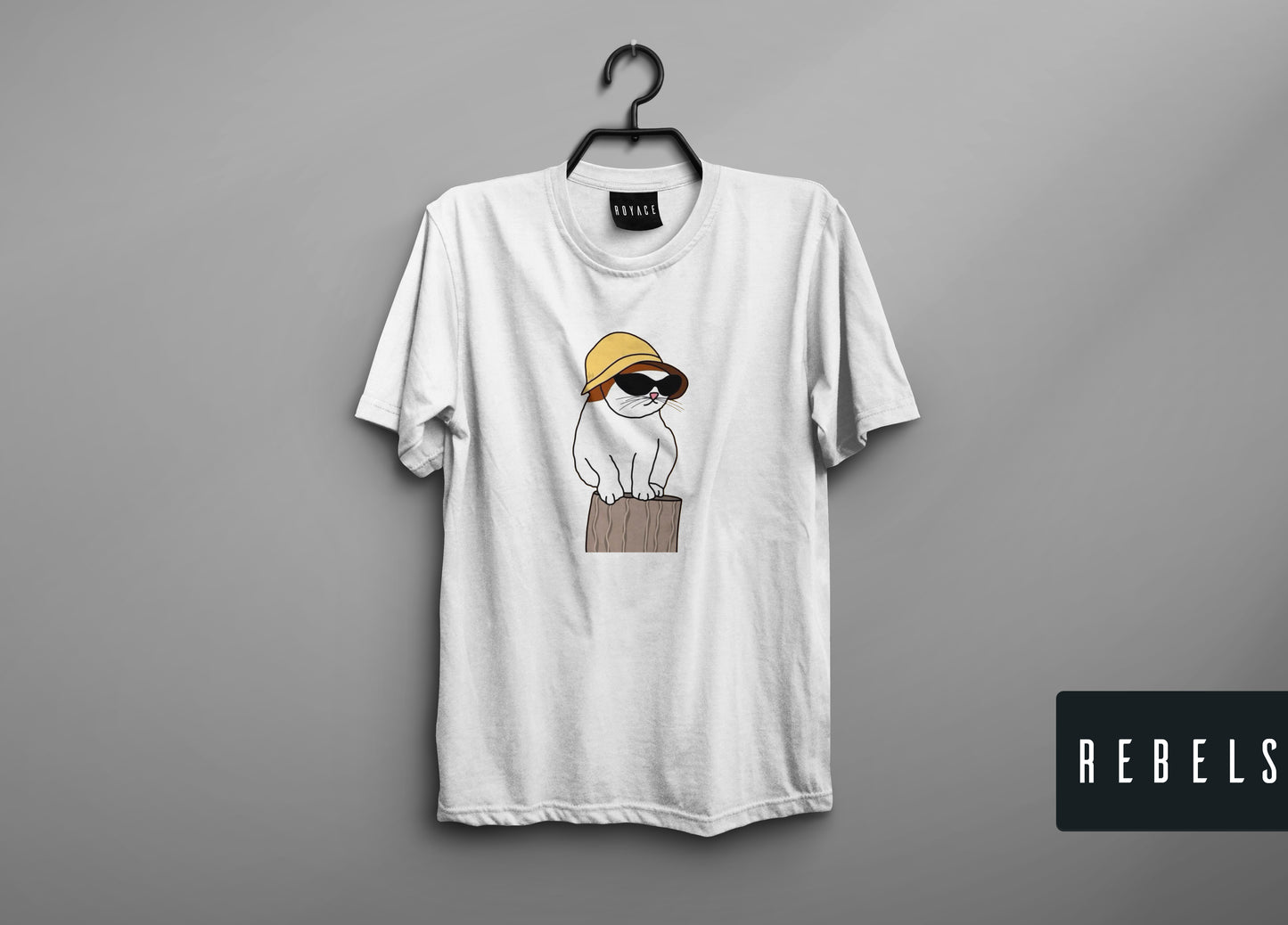 Fancy Cat | Half Sleeve Premium T-Shirt | Clearance Sale