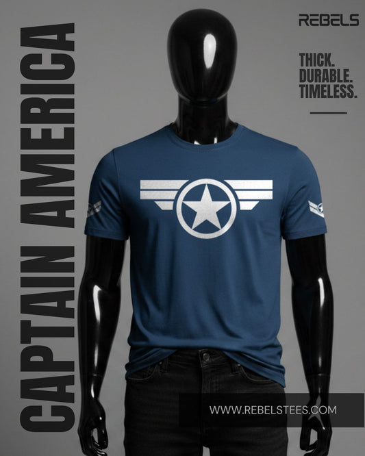 Captain America| Half Sleeve Premium T-Shirt