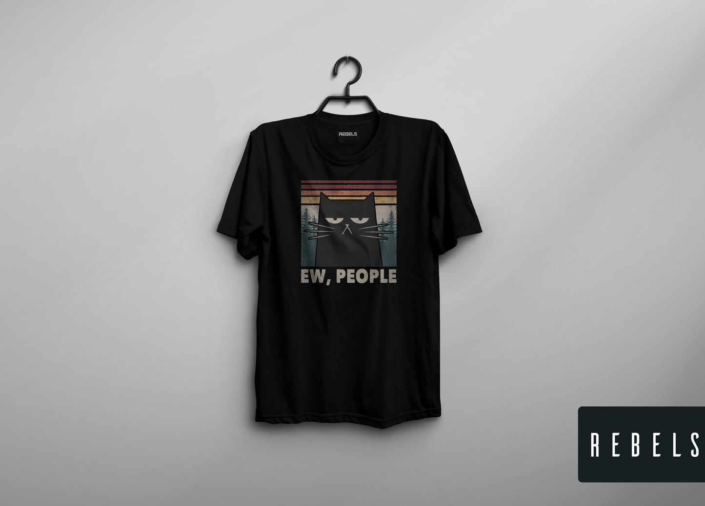 This Cat Hates People | Half Sleeve Premium T-Shirt