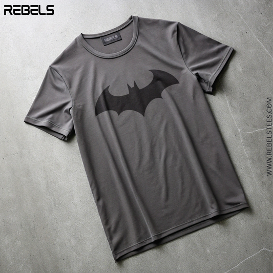 Dark Knight- Asphalt/ Charcoal/ Grey | Half Sleeve Premium T-Shirt