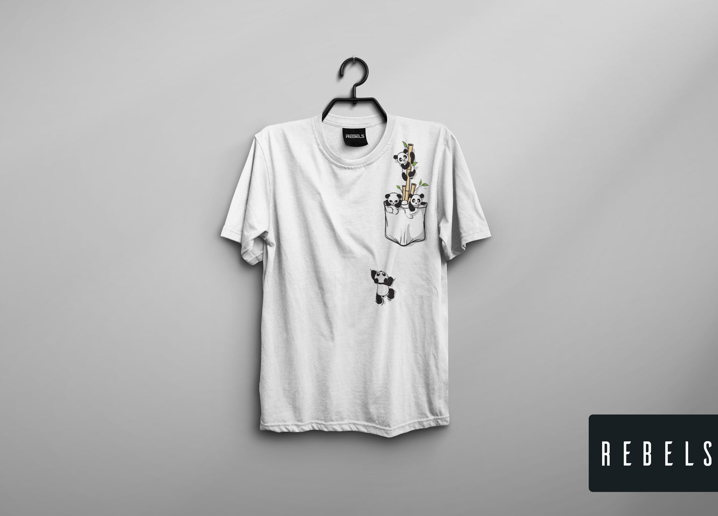 Pandas | Half Sleeve Premium T-Shirt