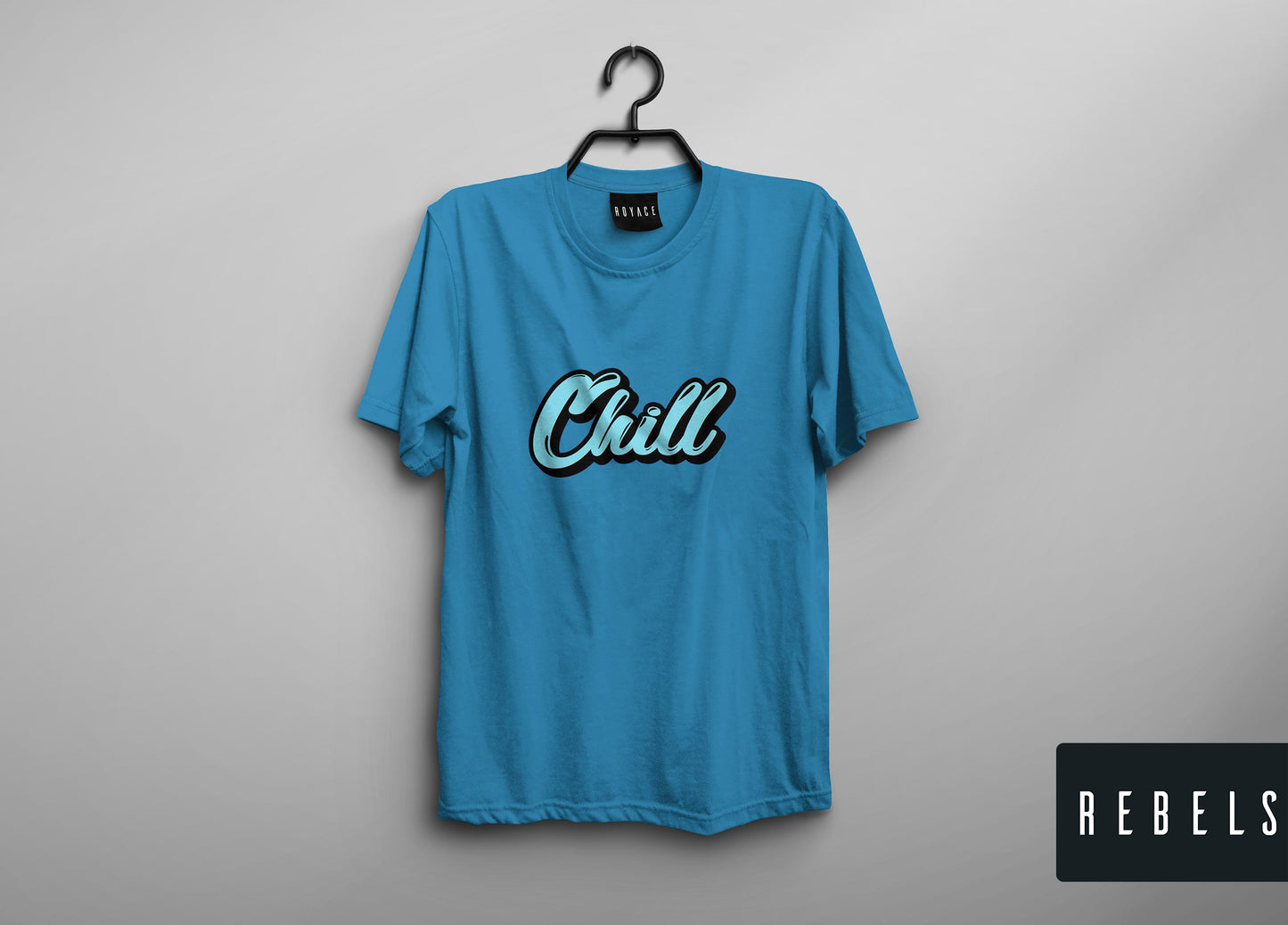 Chill- Sky Blue | Half Sleeve Premium T-Shirt