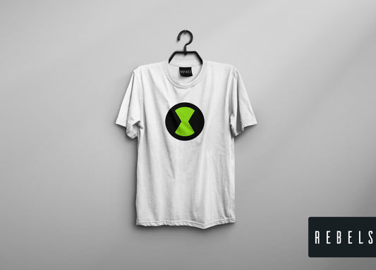 Ben 10- White, Grey | Half Sleeve Premium T-Shirt