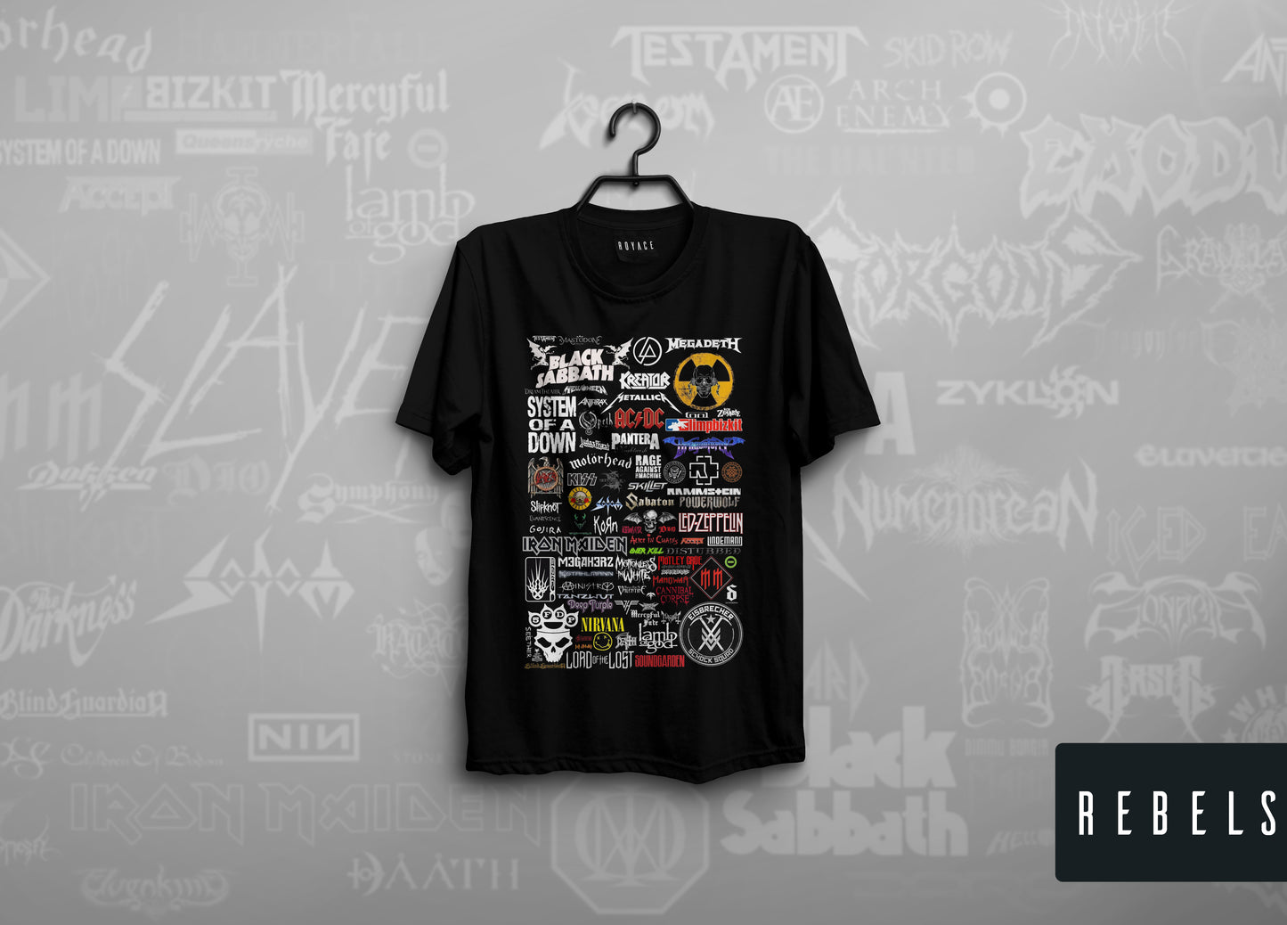 Metal & Rock Bands- All in 1 | Half Sleeve Premium T-Shirt