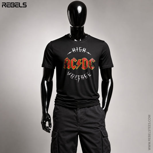 AC DC High Voltage | Half Sleeve Premium T-Shirt