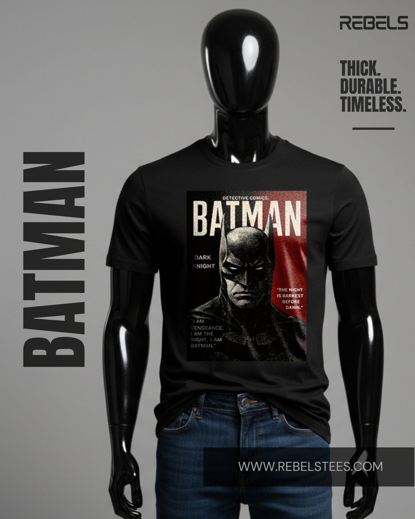 Batman| Half Sleeve Premium T-Shirt