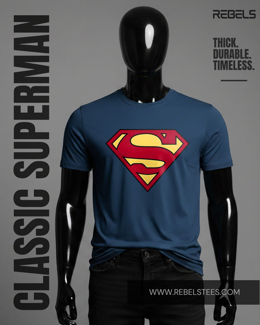 Classic Superman | Half Sleeve Premium T-Shirt