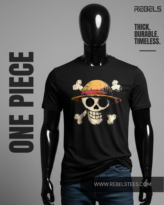 One Piece - Straw Hat Pirate | Half Sleeve Premium T-Shirt