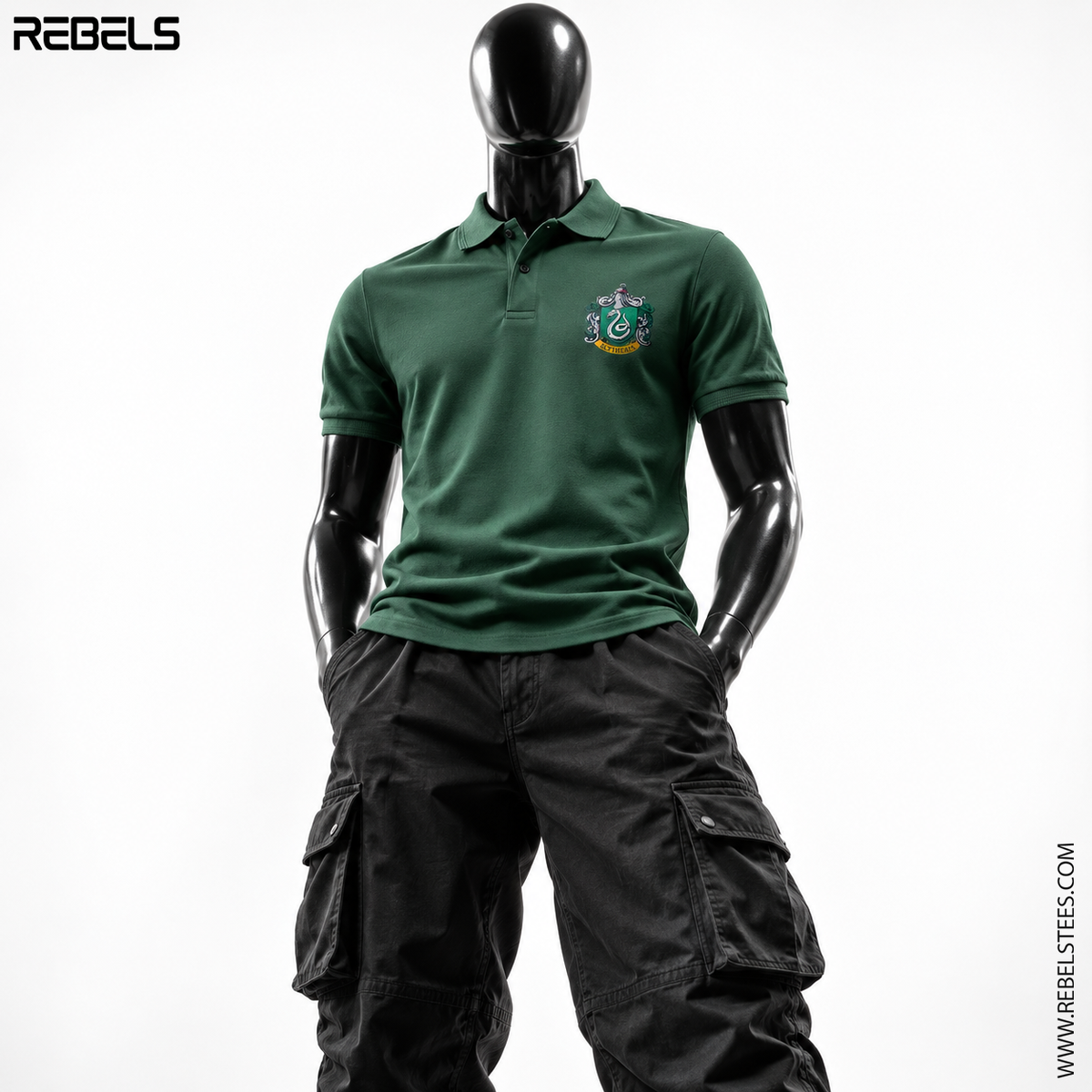 Harry Potter: House Slytherin | Premium Polo T-Shirt